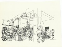 Image of sheet 19810193 photo 2: designed by Pierre Thomé

Spuntä im Innern mit Szene Restaurant Autonomes Jugendzentrum protest occupied housing center Youth Zürich 1981 eating cooking